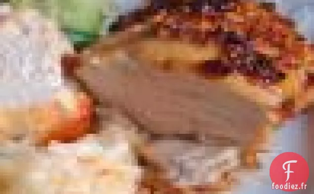 Côtelettes de Porc aux Pommes Et aux Oignons