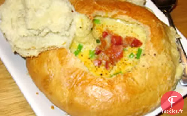 Soupe de Pommes De Terre La Plus au Fromage