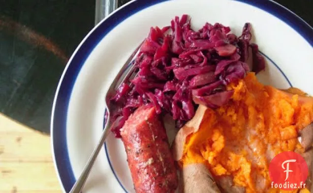 Le Chou Rouge Braisé Et Les Pommes Que J'Ai Faites