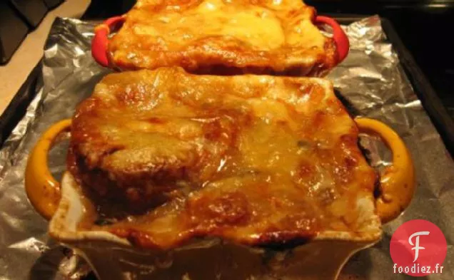 Gratin de Soupe à l'Oignon de Jacques Pepin