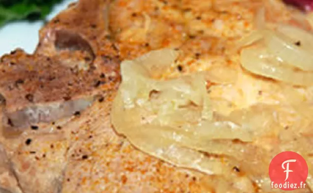 Côtelettes De Porc À l'Oignon Caramélisées Faciles