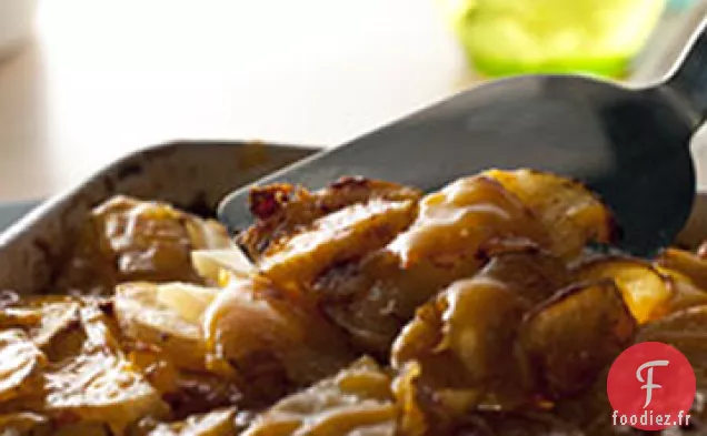 Pommes de Terre Cheddar et Sauce au Four