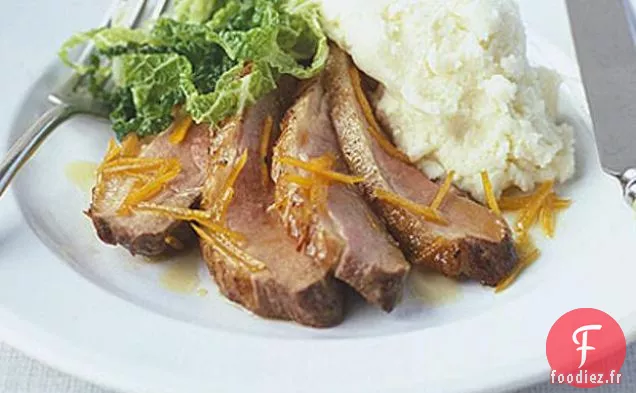 Canard À L'Orange de Séville Et Chou de Savoie