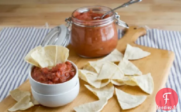 Salsa à la Rhubarbe Chipotle