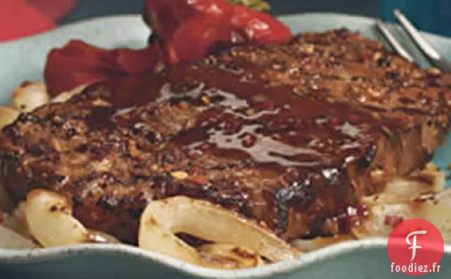 Steak de Cola 'n' Oignons