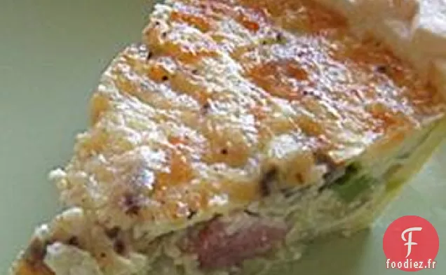 Quiche Facile au Bacon et au Fromage