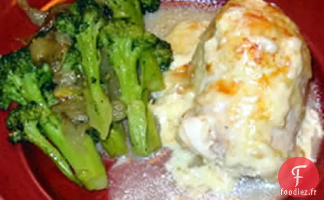 Poitrines De Poulet Farcies au Crabe