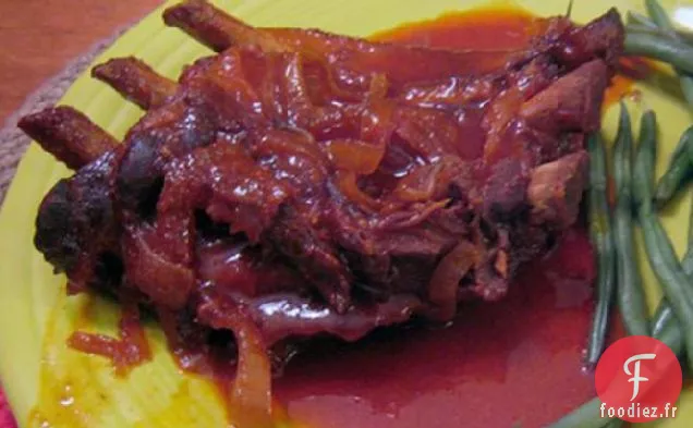 Côtes levées BBQ cuites lentement (pour la mijoteuse)