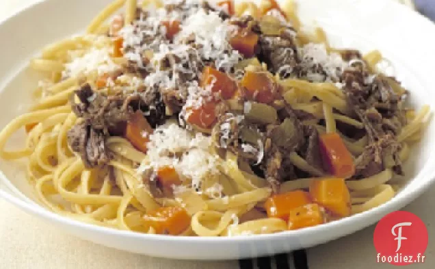 Linguine au Bœuf et aux Oignons