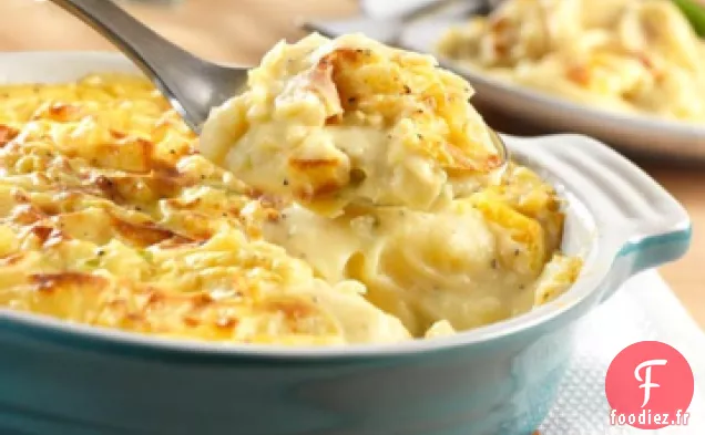 Gratin de Cheddar et Purée de Pommes de Terre