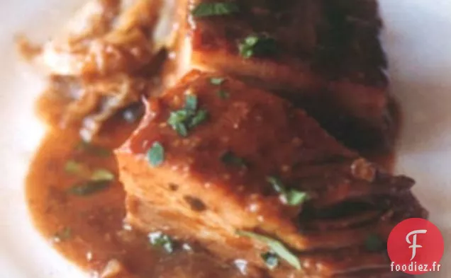 Poitrine de Porc Braisée au Chou