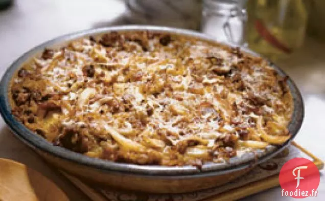 Chou Caramélisé Sur Polenta Crémeuse