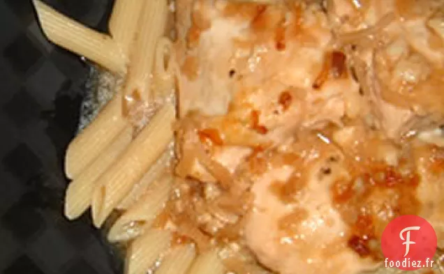 Soupe de Poulet au Cheddar et à l'Oignon