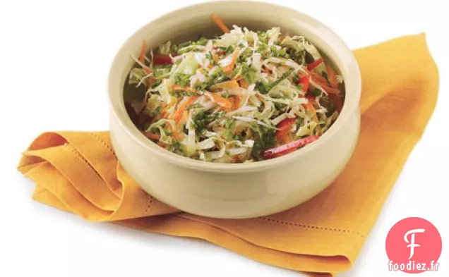 Salade De Chou Savoyarde À La Menthe Et À La Coriandre