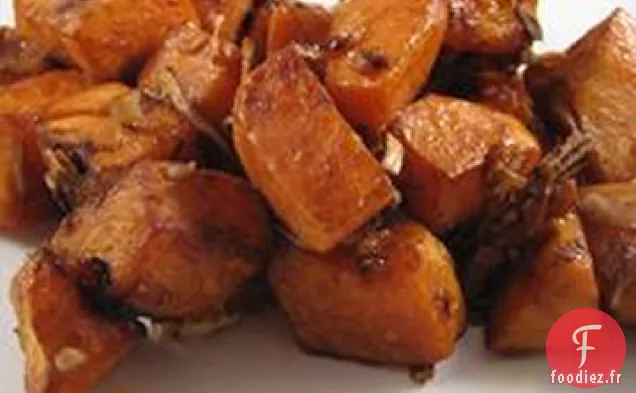 Patates Douces Rôties à l'Oignon