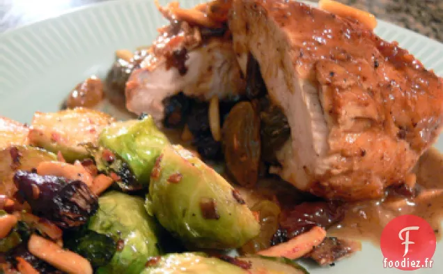 Poitrines de Poulet Farcies aux Shiitakes et au Provolone