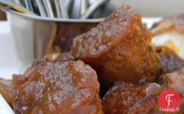 Hors-d'œuvre de Compote de Pommes à la Saucisse