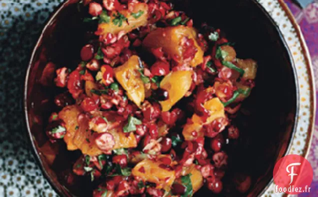 Salsa aux Canneberges et à l'Ananas