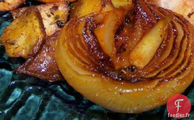 Oignons Vidalia Rôtis au Miel