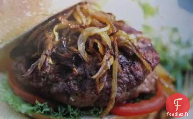 Hamburgers BBQ à l'Oignon Doux