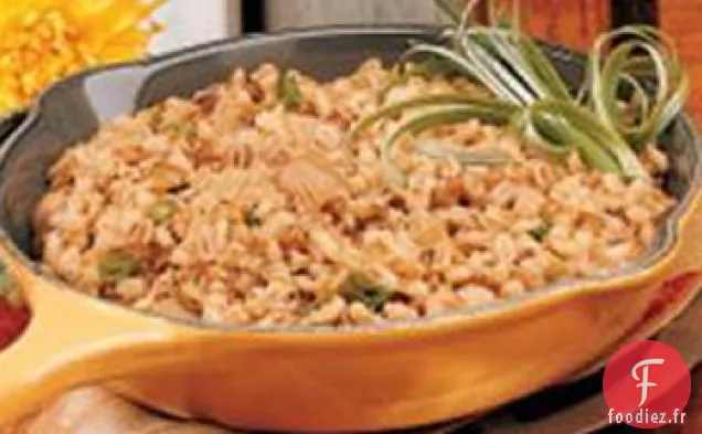 Casserole d'Orge à l'Oignon