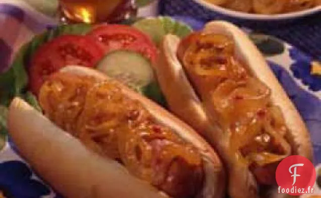 Hot-Dogs à l'oignon