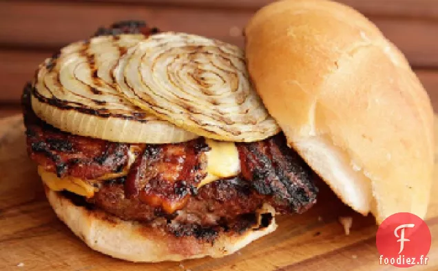 Hamburgers au Bacon au Barbecue