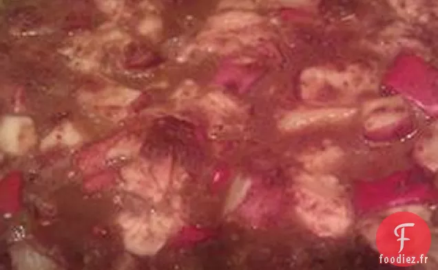 Poulet au Curry et aux Fraises