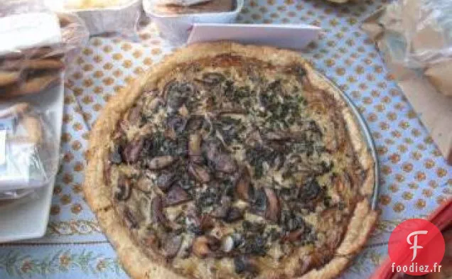 Tarte Aux Champignons Sauvages