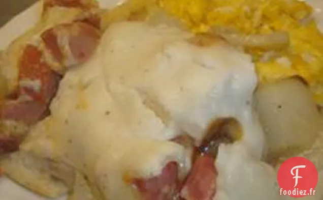 Mélange de Pommes De Terre à la Saucisse