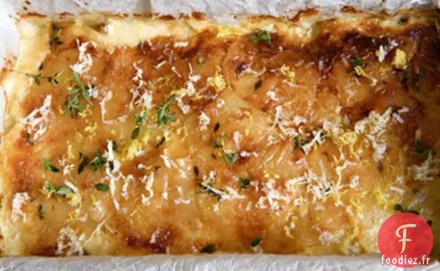 Gratin De Céleri-Rave Et Pommes De Terre À La Gremolata Aux Arachides