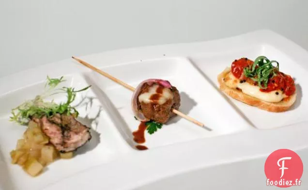 Toasts Tallegio au Chutney de Tomates du Sud de l'Inde