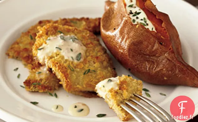 Escalopes de Veau Sauce au Beurre de Thym