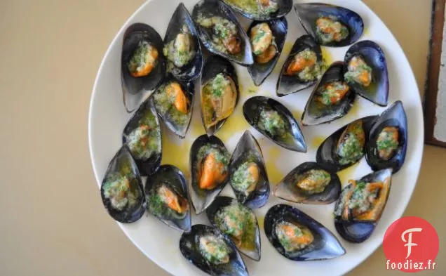 Moules au Beurre à l'Ail