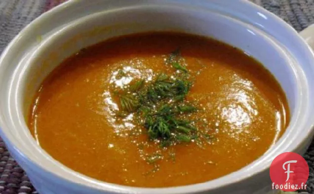 Soupe Crémeuse Au Poivre Rôti
