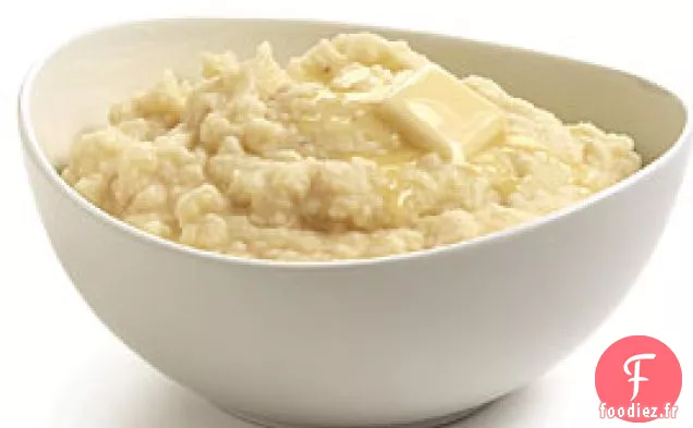 Purée De Pommes De Terre Infusée À L'Ail Et Céleri-Rave