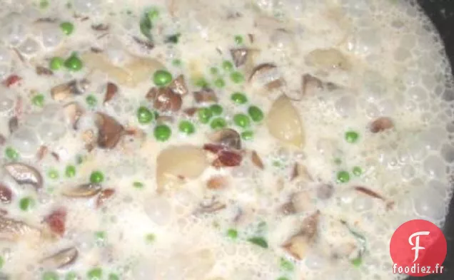 Pétoncles Carbonara