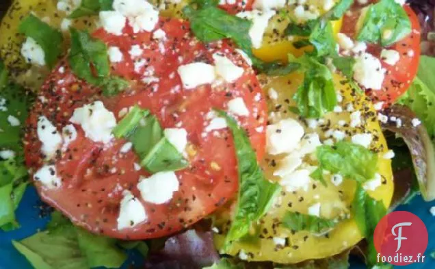 Salade De Tomates Au Fromage De Chèvre