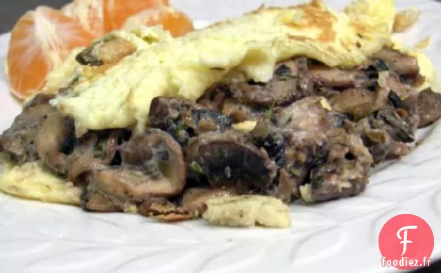Omelette aux Champignons pour Un