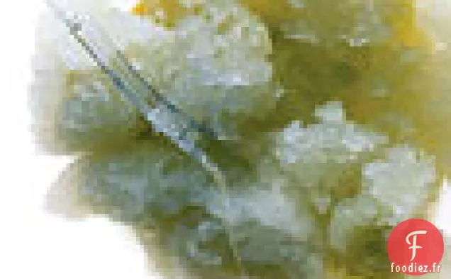 Granité de Céleri aux Pommes