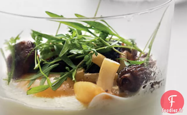 Œufs Brouillés aux Champignons Sauvages et Crème Fraîche