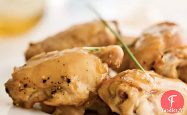 Cuisses De Poulet Rôties Au Miel Et À la Grenade