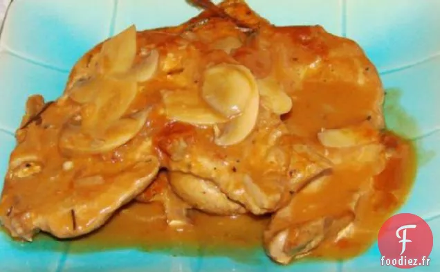 Côtelettes De Porc Étouffées