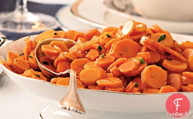Pièces de Carottes à l'Érable et à la Mandarine