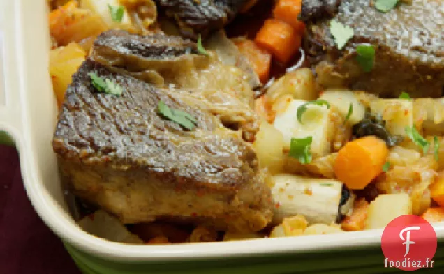 Recette de Côtes Levées Braisées au Kimchi