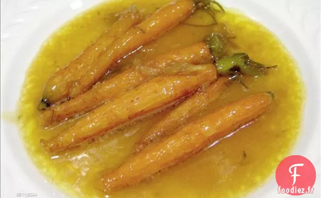 carottes à l'orange et au gingembre