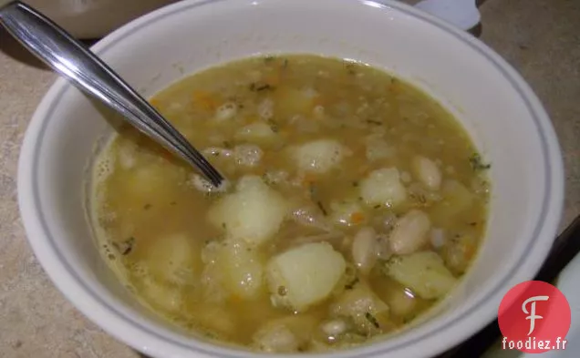 Soupe Méditerranéenne Aux Haricots Blancs