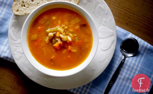 Soupe aux Légumes Épicée