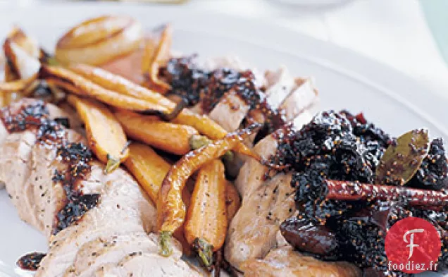 Filet de Porc Rôti au Chutney de Figues