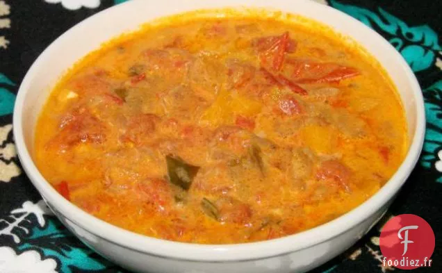 Crème de Soupe de Tomates Fraîches aux Pieds Nus Contessa